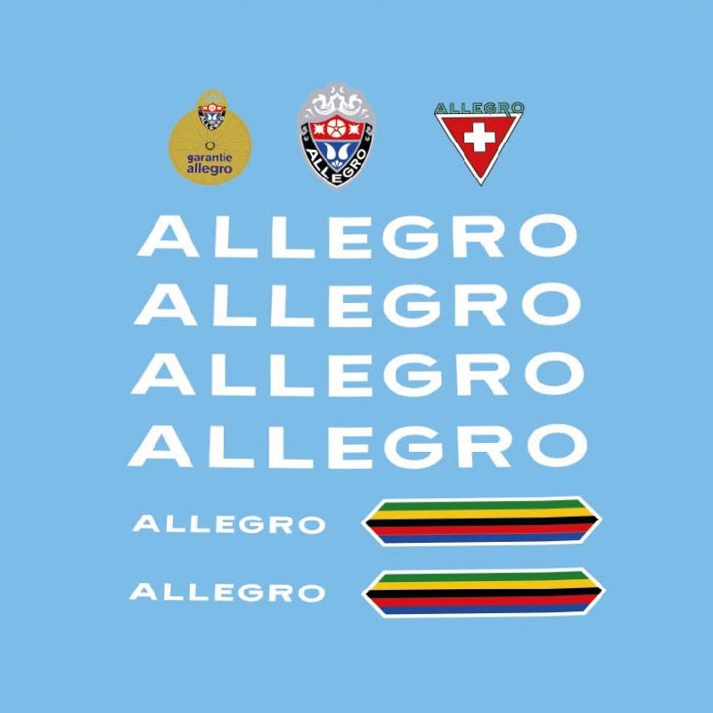 Allegro Set 102-Bicycle Decals