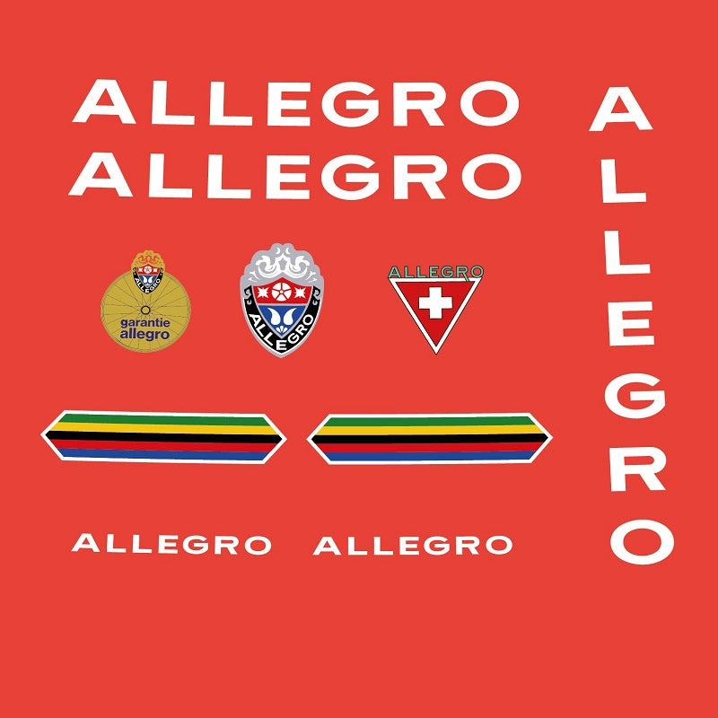 Allegro Set 104-Bicycle Decals