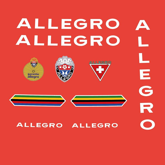 Allegro Set 104-Bicycle Decals