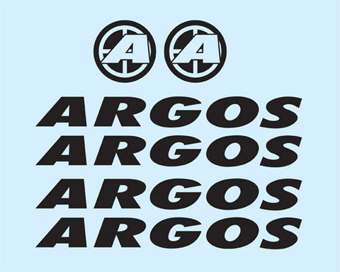 Argos Bicycle Transfers / Decals