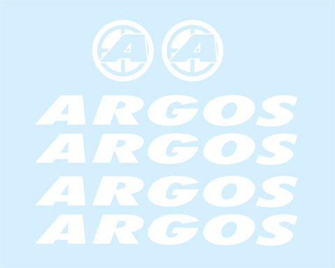 Argos Bicycle Transfers / Decals