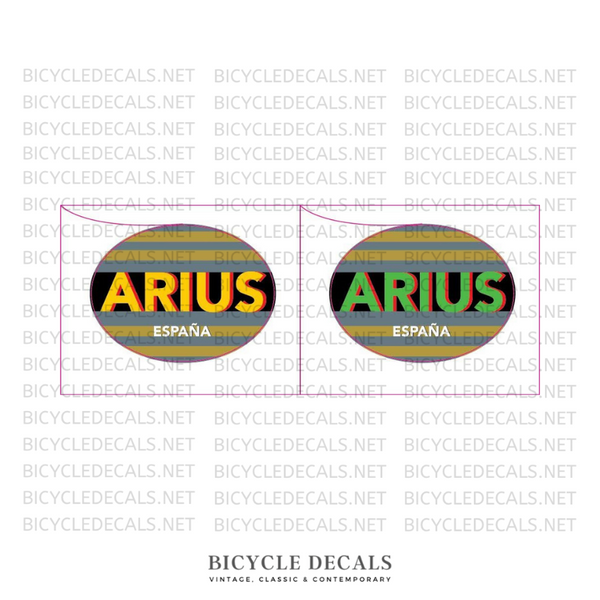 Arius SET 1-Bicycle Decals