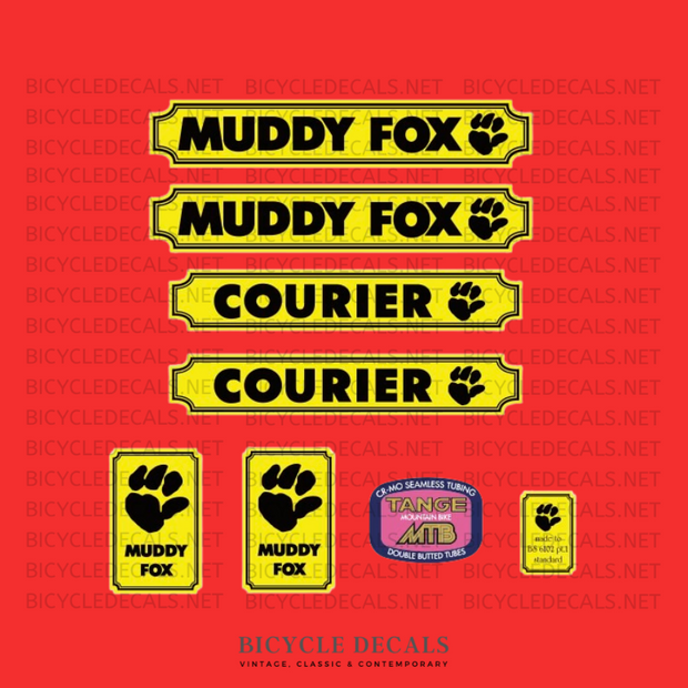 Muddy Fox SET 1-Bicycle Decals
