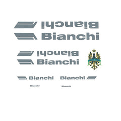 1980s Bianchi Decals - Silver