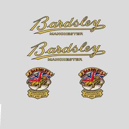 Bardsley Set 100-Bicycle Decals