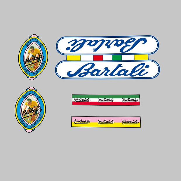 Bartali Set 10-Bicycle Decals