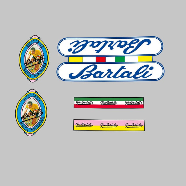 Bartali Set 10-Bicycle Decals