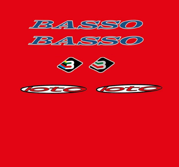 Basso Set 500-Bicycle Decals