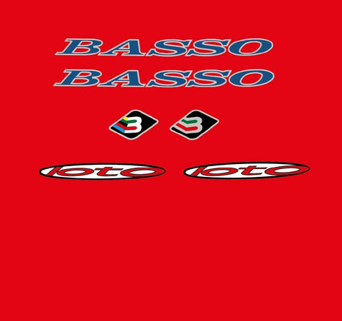 Basso Bicycle Decals / Stickers