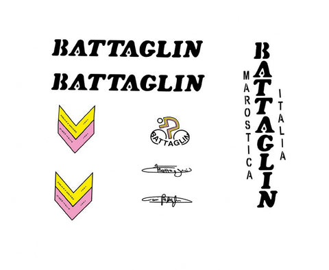 Battaglin Bicycle Decals / Stickers
