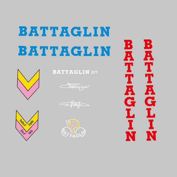 Battaglin Set 205-Bicycle Decals