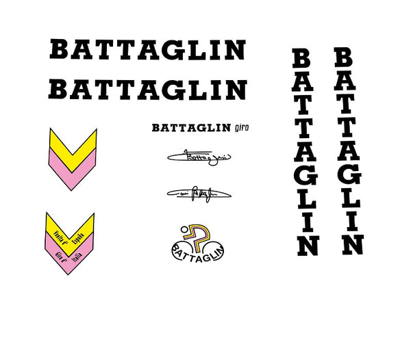 Battaglin Set 20-Bicycle Decals