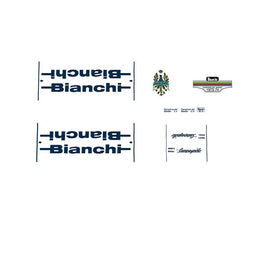 Bianchi Campione del Mondo Bicycle Decals - Blue