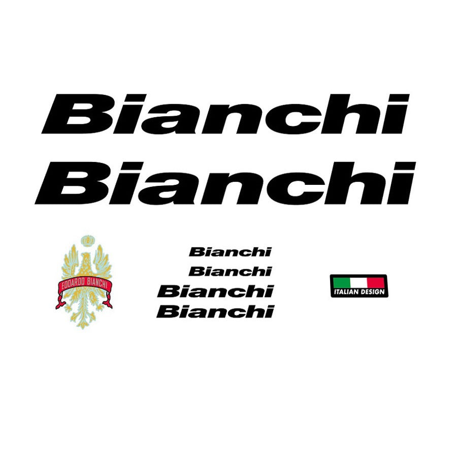 Bianci Bicycle Decals / Stickers - Black
