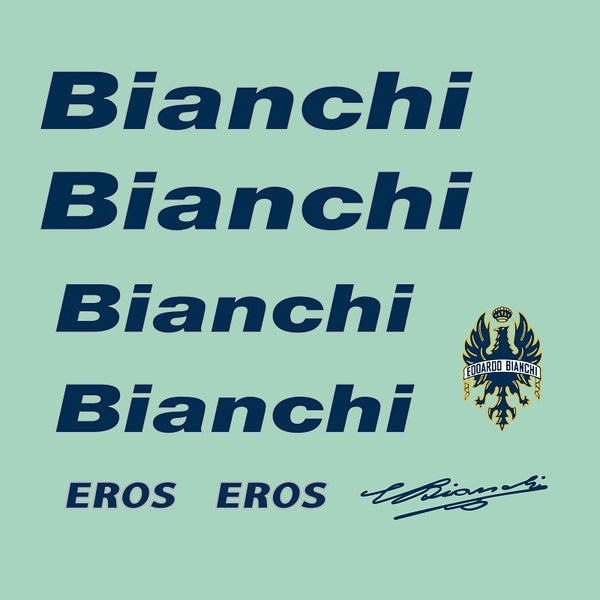 Bianchi Eros Bicycle Decals / Stickers