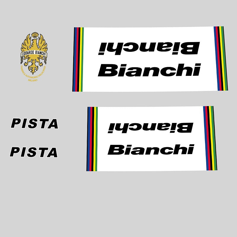 Bianchi Pista Bicycle Decals / Stickers
