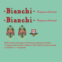 Bianchi Set 540-Bicycle Decals