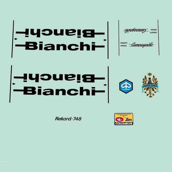 Bianchi Rekord 748 Bicycle Decals