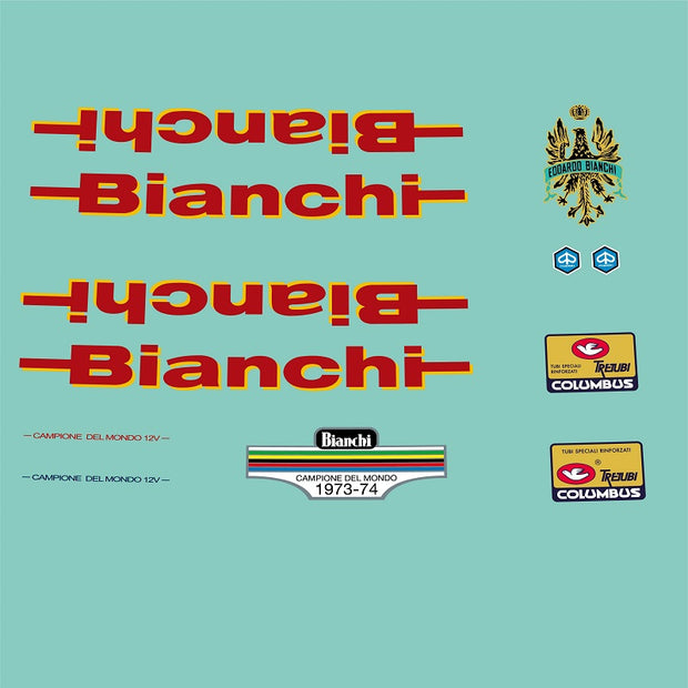 Bianchi Campione del Mondo Bicycle Decals
