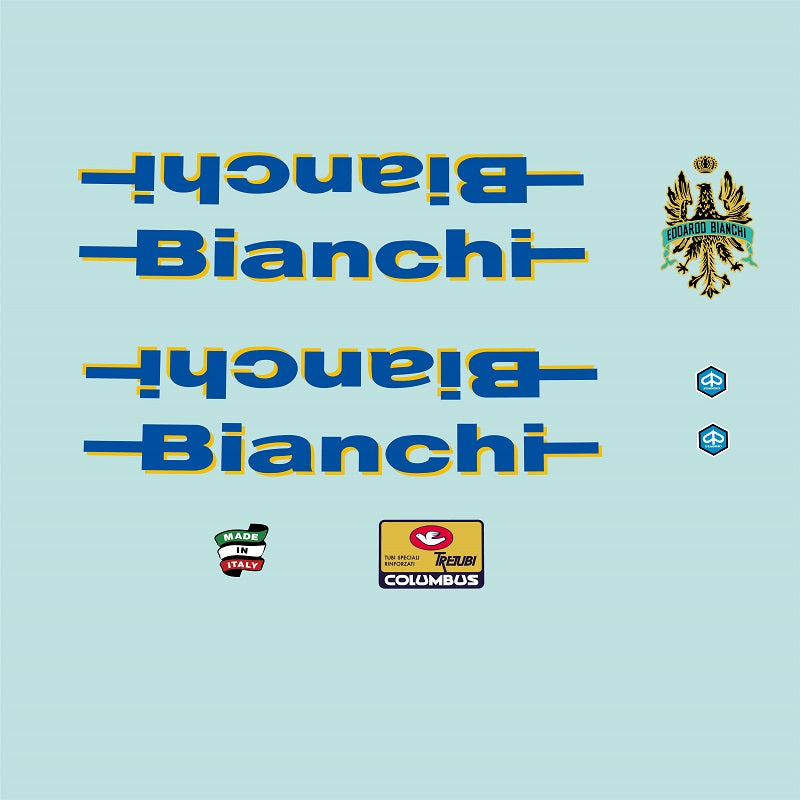 Bianchi Set 835-Bicycle Decals
