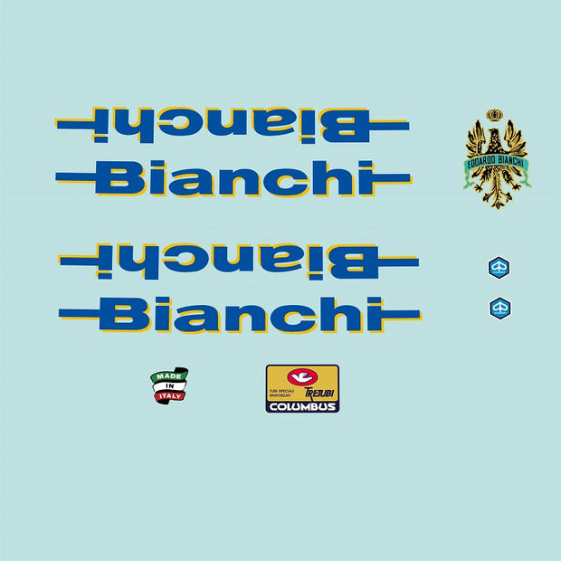 Bianchi Set 835-Bicycle Decals