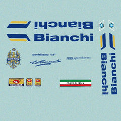 Bianchi Specialissima X3 Bicycle Decals