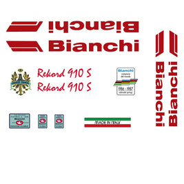 Bianchi Rekord 910 S Bicycle Decals