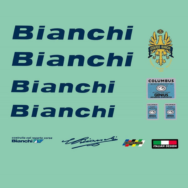 Bianchi Genius Reparto Corse Bicycle Decals