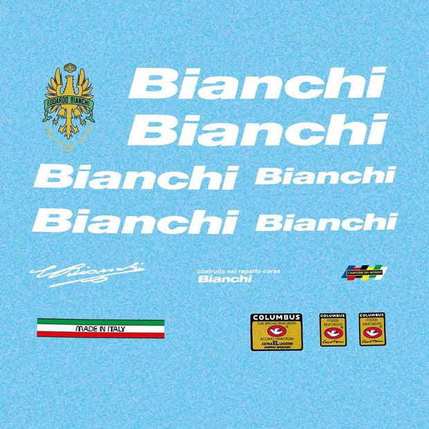 Bianchi EL Reparto Corse Bicycle Decals