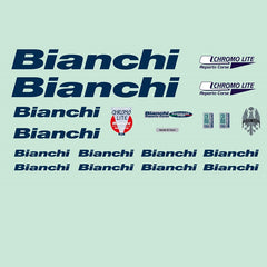 Bianchi 1990s Reparto Corse Chromo Lite bicycle decals