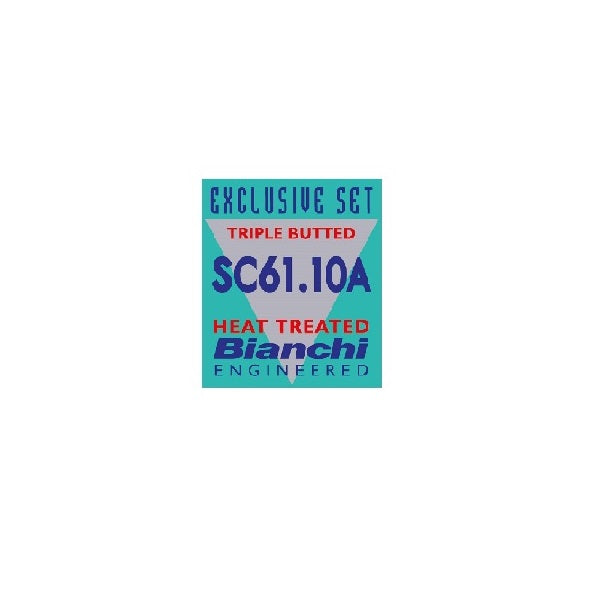 Bianchi SC61.10A Triple Butted Tubing Decal