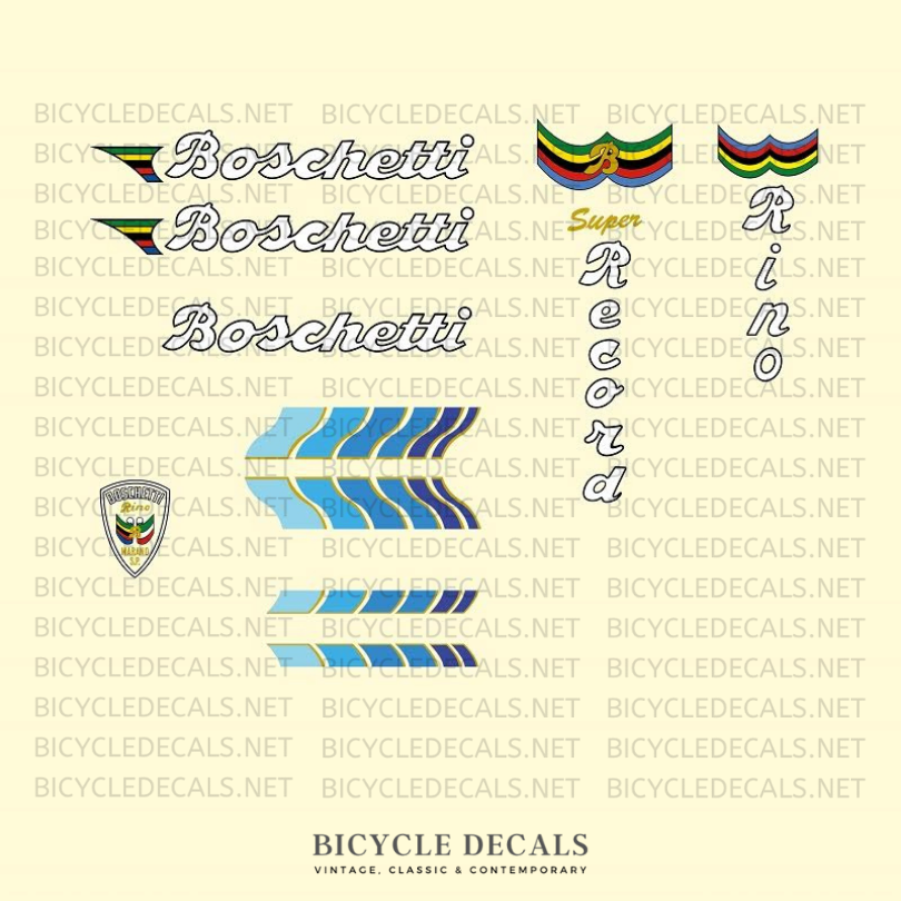 Boschetti SET 820-Bicycle Decals