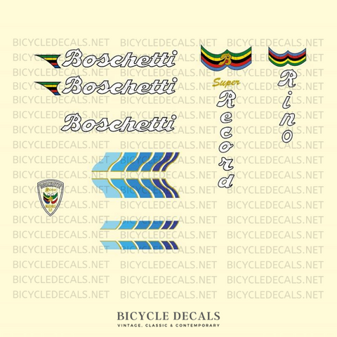 Boschetti Bicycle Decals / Stickers