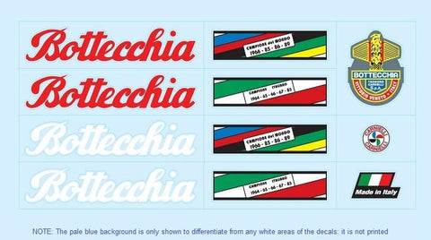 Bottecchia Bicycle Decals / Stickers