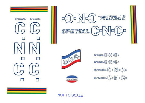 C.N.C. Bicycle Decals / Stickers