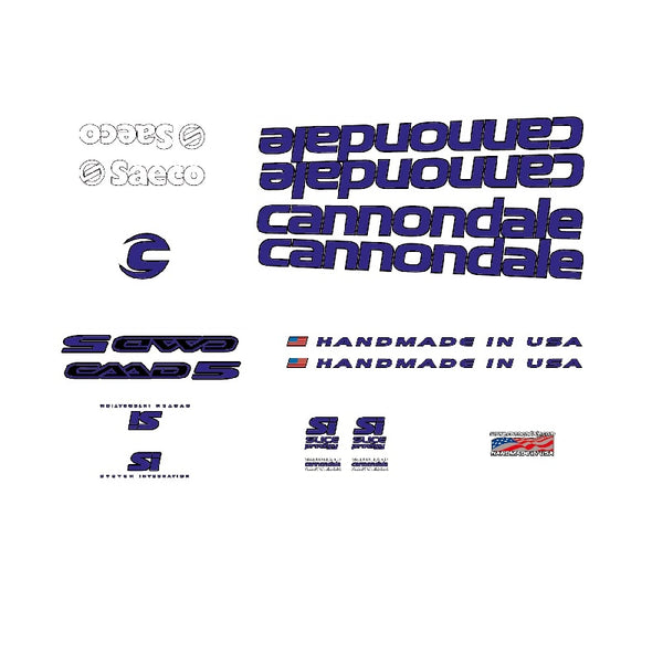 Cannondale Saeco CAAD5-Bicycle Decals