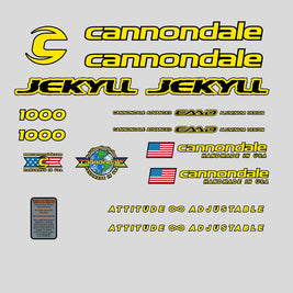 Cannondale MTB Decals with Jekyll