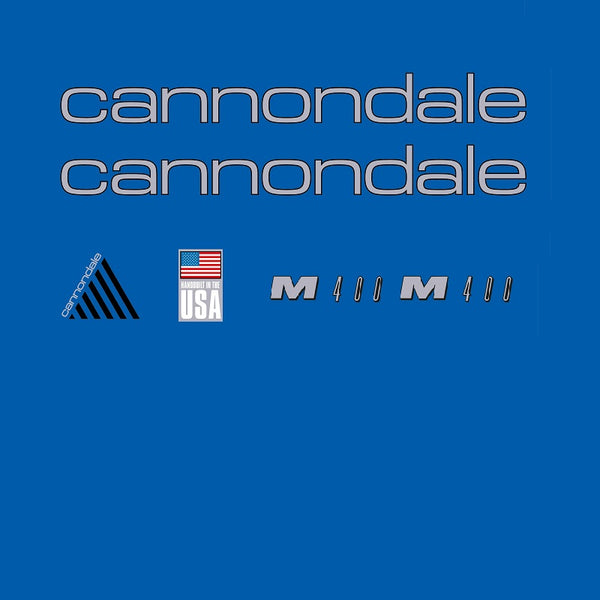 Cannondale M400 Bicycle Decals