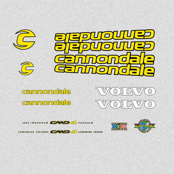 Cannondale Volvo CAAD4 Bicycle Decals