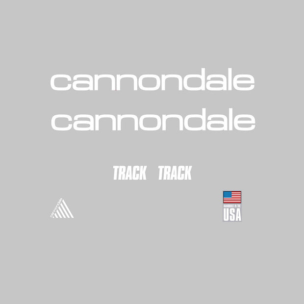 Cannondale Track Bike Decals
