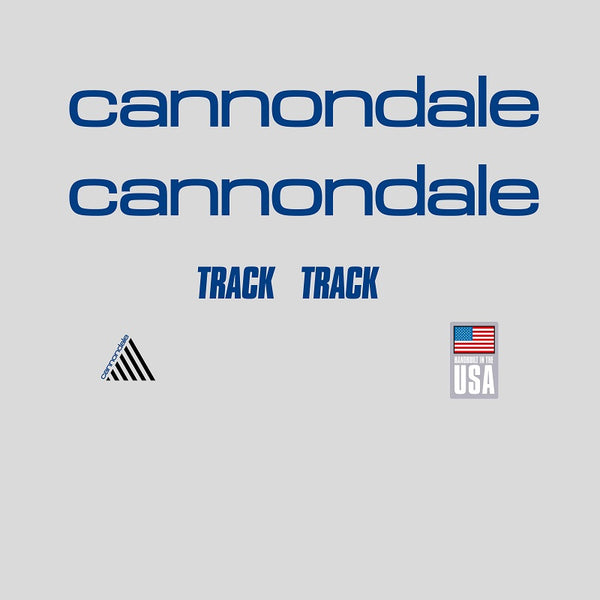 Cannondale Track Bicycle Decals