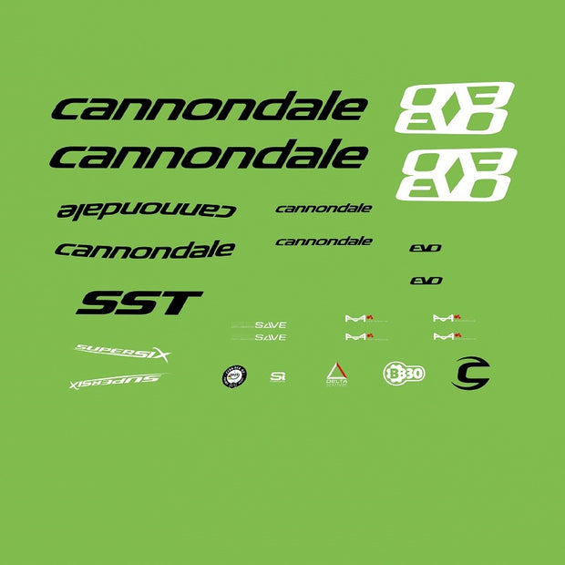 Cannondale Supersix EVO Bicycle Decals