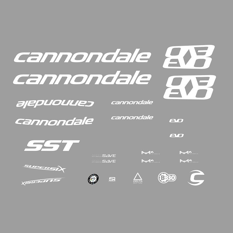Cannondale Supersix EVO Bicycle Decals