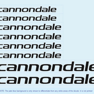 Cannondale SET 5-Bicycle Decals