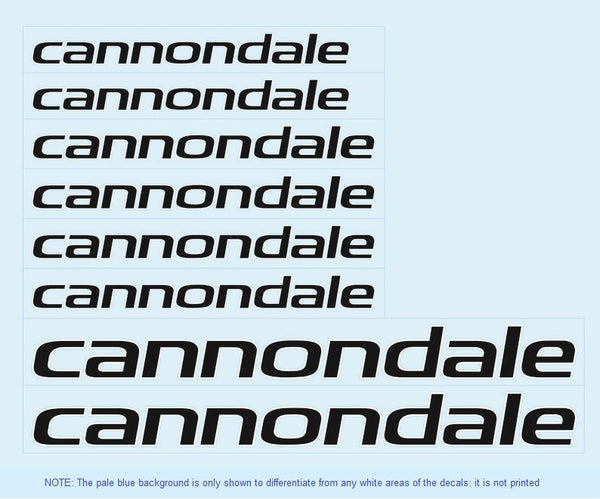 Cannondale SET 5-Bicycle Decals