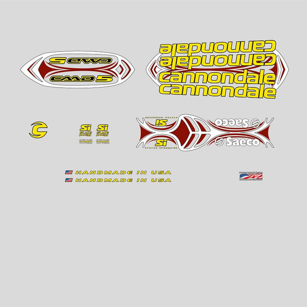 Cannondale CAAD5 Saeco Decals