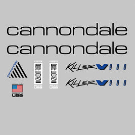 Adesivi Bicicletta Cannondale R900 – Decalcomanie Argento Modello N.940 - Foto 5