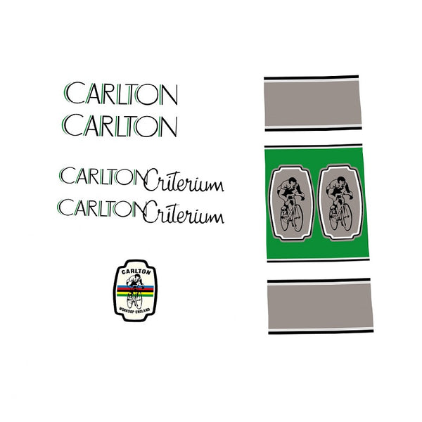 Carlton Set 40-Bicycle Decals
