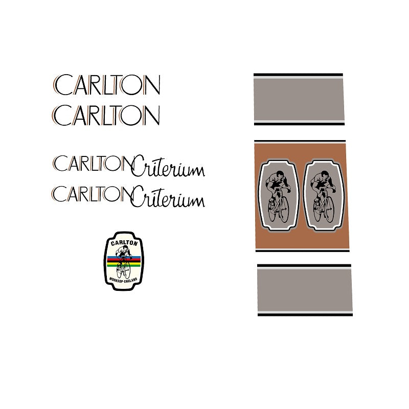 Carlton Set 42-Bicycle Decals