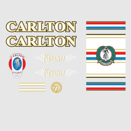 Carlton Corsa Bicycle Decals